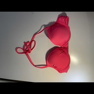 neon pink bikini top